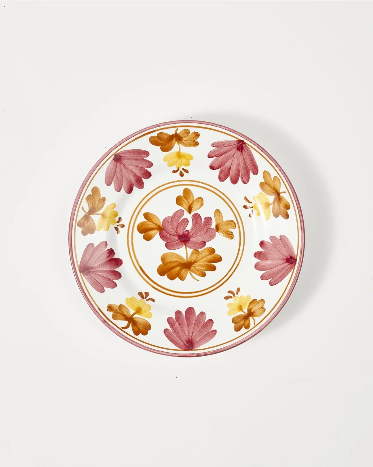 Blossom Yellow Dessert Plate Set