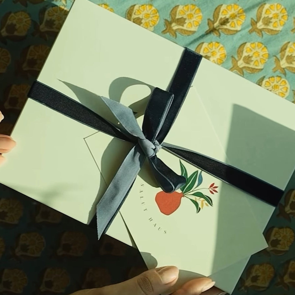 Bamboo & Palm Frame Gift Set