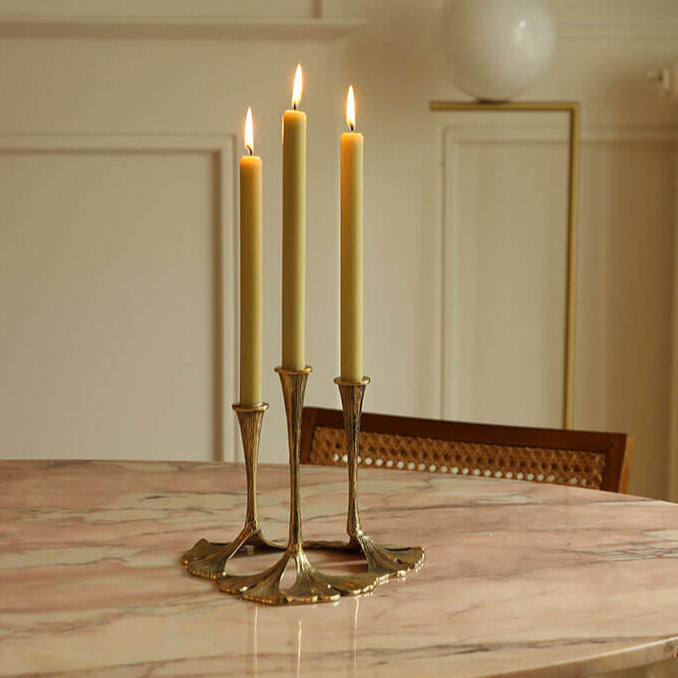 Gaya Ginko Triple Candle Holder