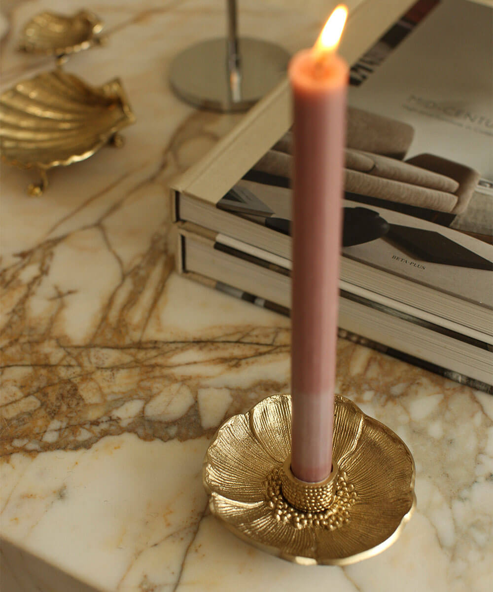 Mia Poppy Candle Holder