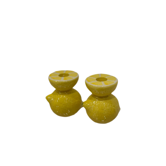 Lemon Zest CandleHolder Set