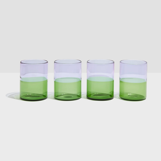 Two Tone Glasses Set