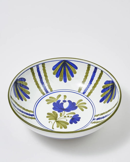 Blossom Blue Serving Bowl