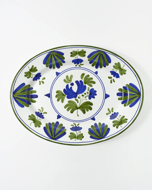 Blossom Blue Serving Plate