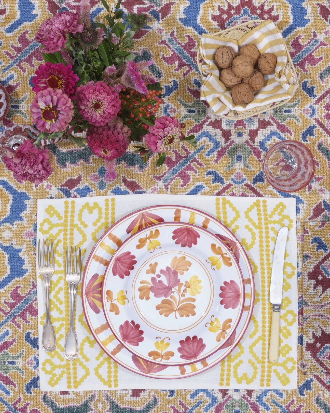 Blossom Yellow Dessert Plate Set