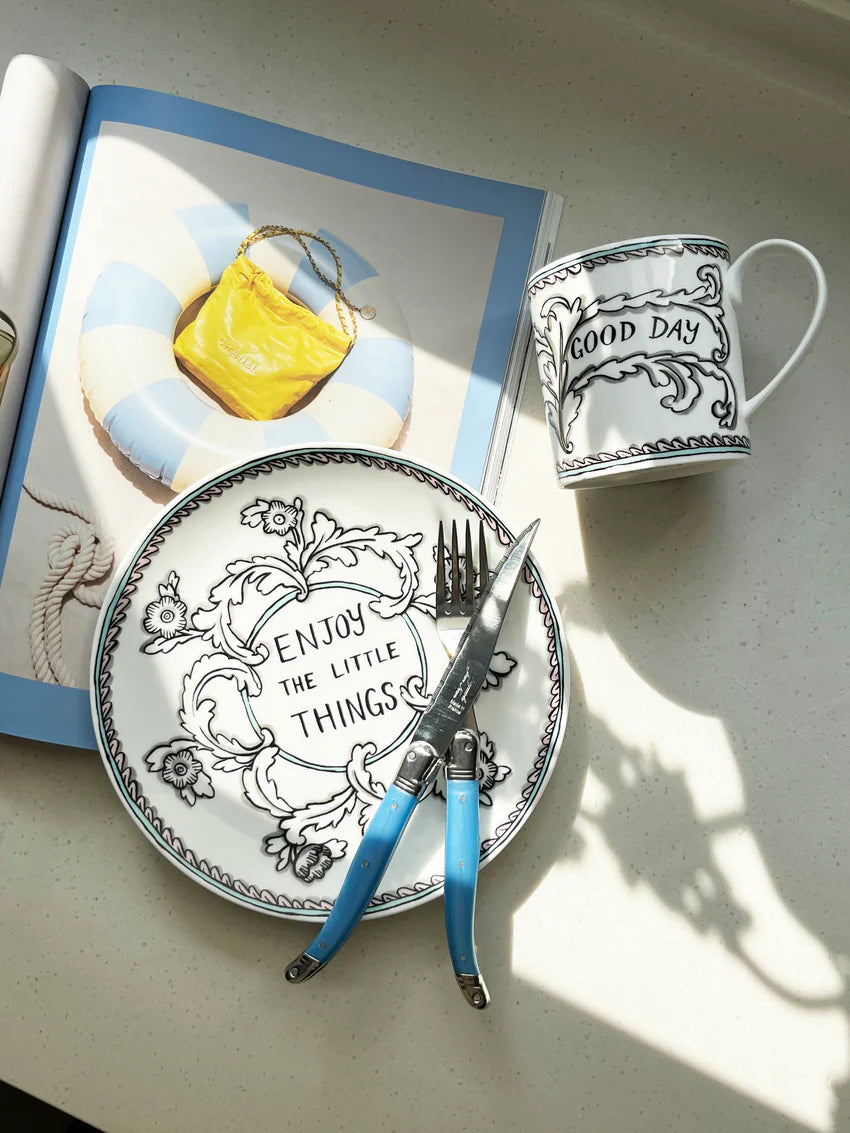 Enjoy Today Dessert Plate (Set of Two)
