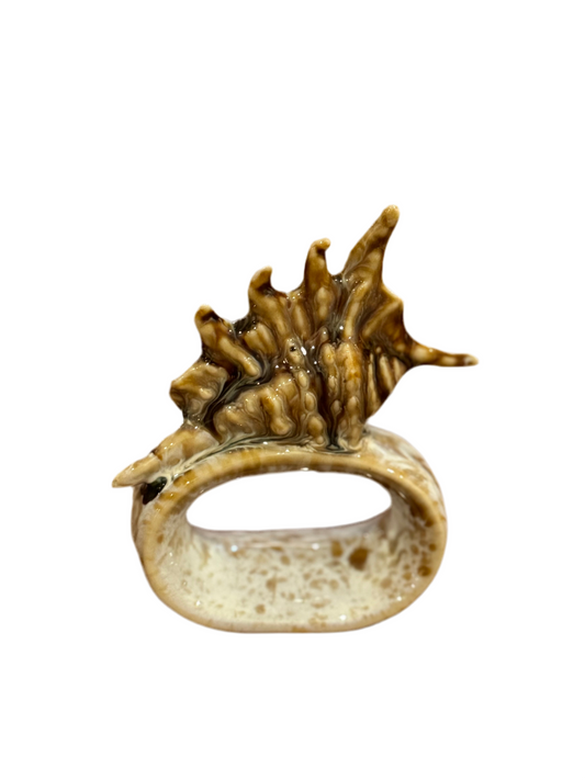 Shell Napkin Rings Set